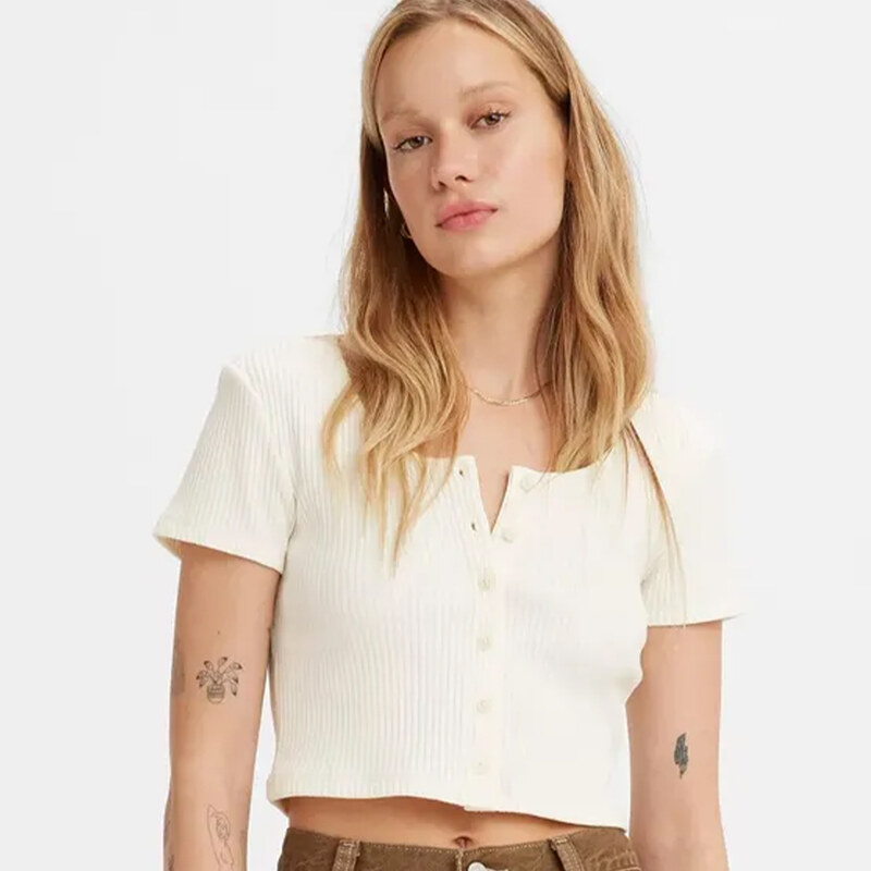 LEVI'S Short Sleeve Rach Top M