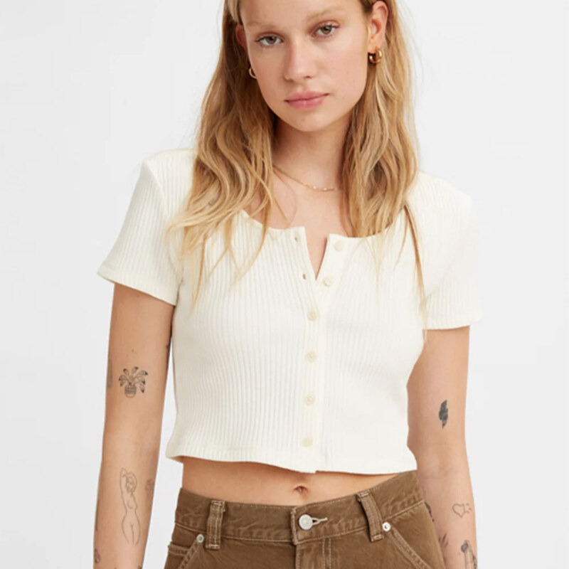 LEVI'S Short Sleeve Rach Top M