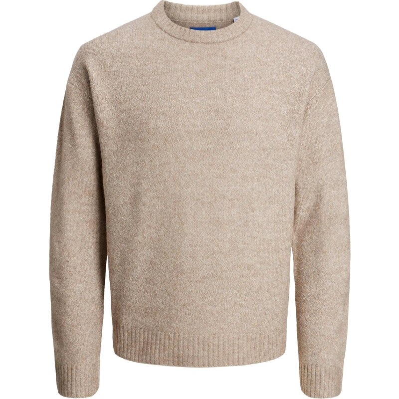 JACK & JONES Svetr JOROLLIE béžový melír