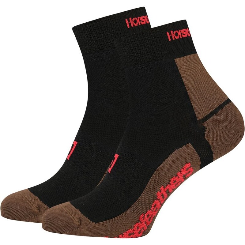 Horsefeathers Technické funkční ponožky Cadence - black/ermine