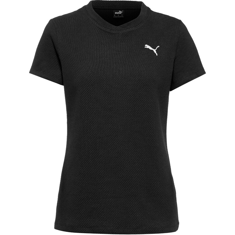 PUMA Funkční tričko Her černá / bílá