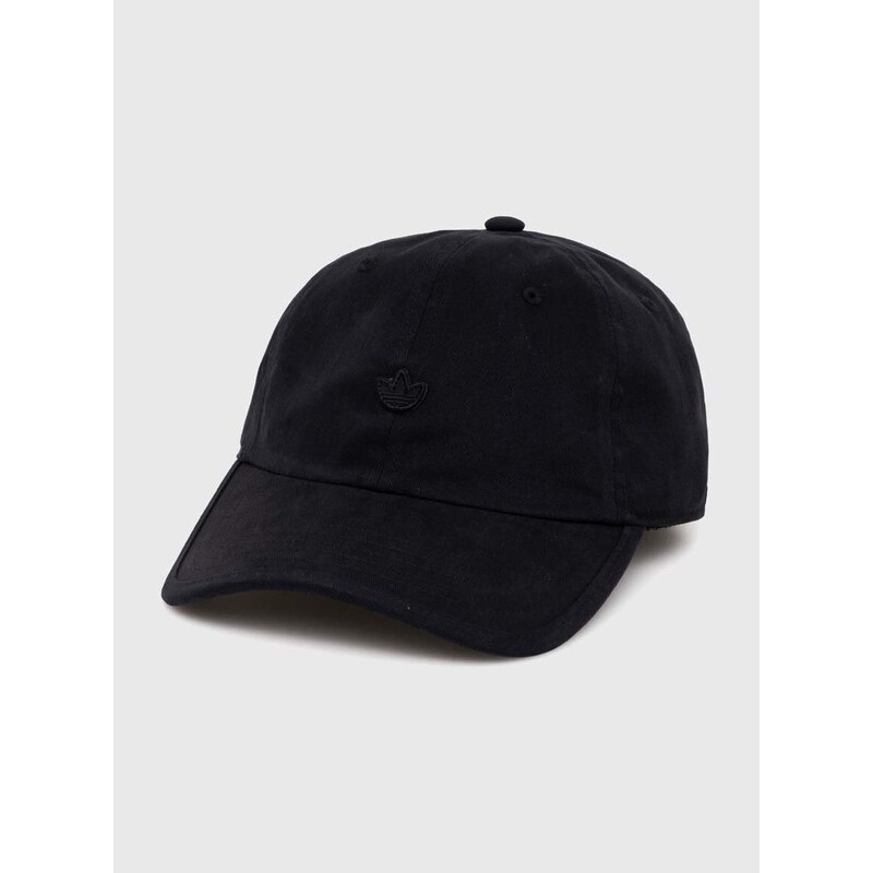 Bavlněná baseballová čepice adidas Originals černá barva, IC3031
