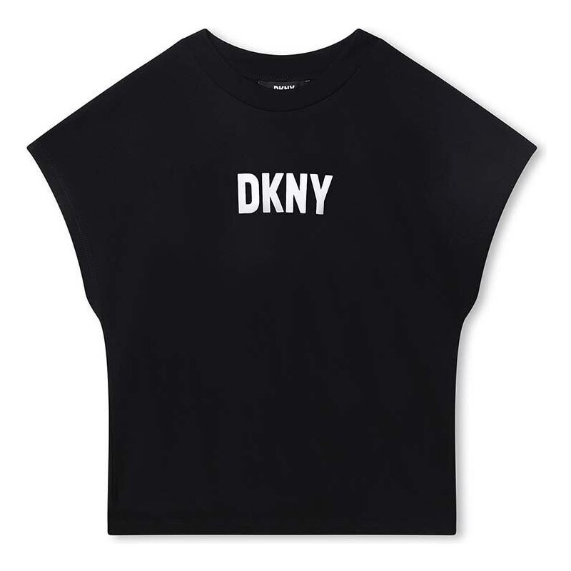 Dětské tričko Dkny šedá barva