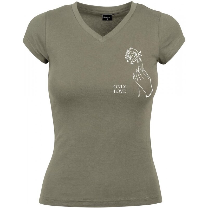 MISTER TEE Ladies Only Love Tee - olive 112324511