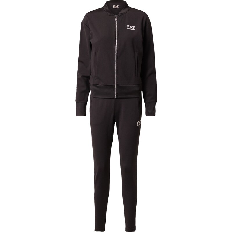 EA7 Emporio Armani Joggingová souprava černá / bílá