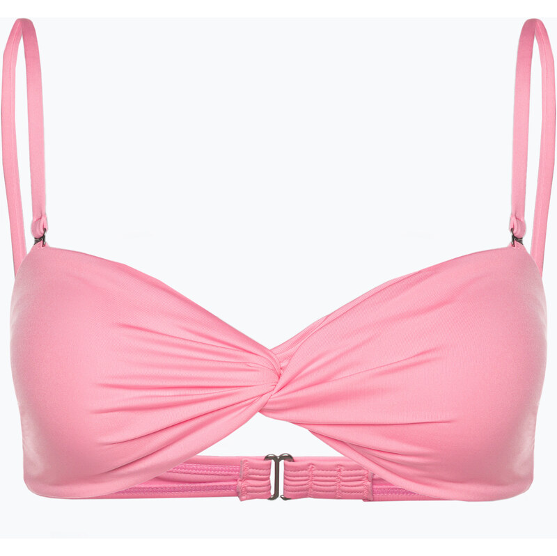 Horní díl plavek Billabong Sol Searcher Drapped Bandeau pink