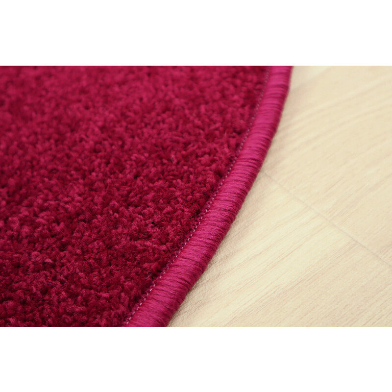 Vopi koberce Kusový koberec Eton vínově červený květina - 120x120 kytka cm