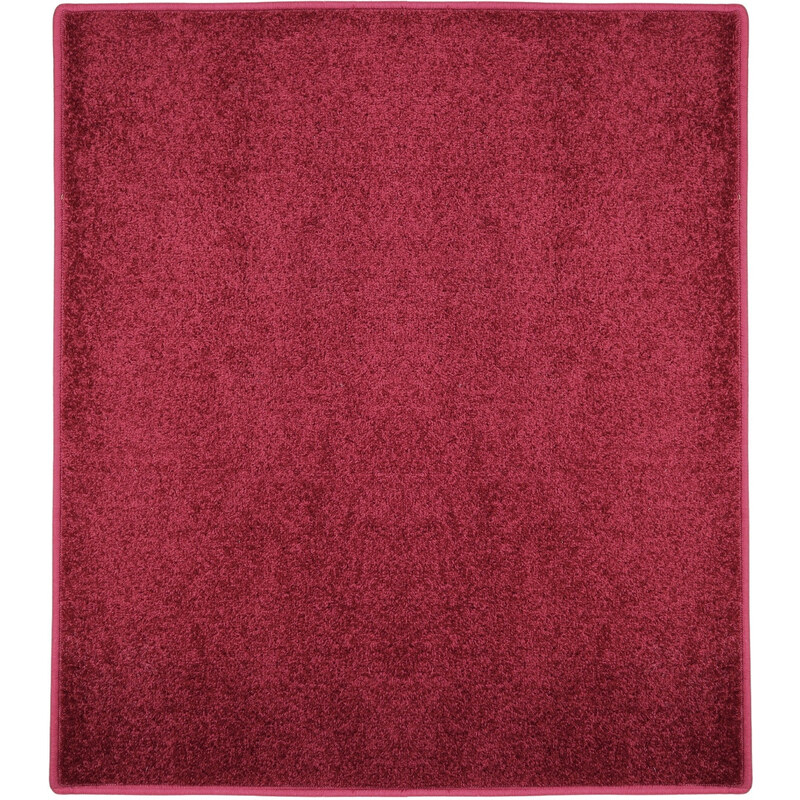 Vopi koberce Kusový koberec Eton vínově červený čtverec - 60x60 cm