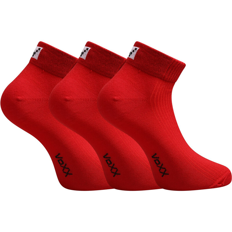 3PACK ponožky VoXX červené (Setra) 55619893