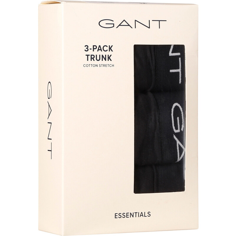 3PACK pánské boxerky Gant černé (900013003-005)