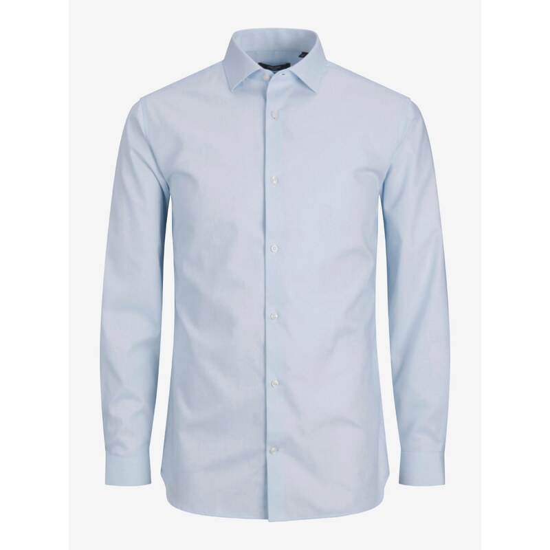 Světle modrá pánská košile Jack & Jones Parker - Pánské