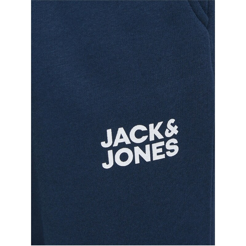 Tmavě modré klučičí tepláky Jack & Jones Gordon - Kluci