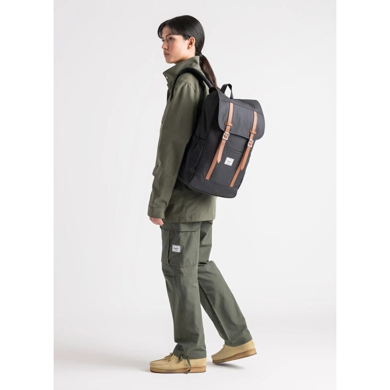 Herschel Retreat New - Raven Crosshatch 23l