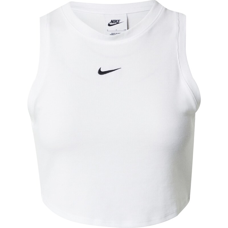 NIKE Top Essential černá / bílá