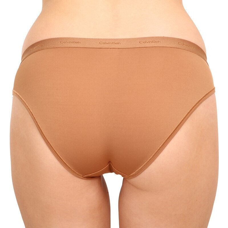 Dámské kalhotky Calvin Klein hnědé (QF6761E-BO8)