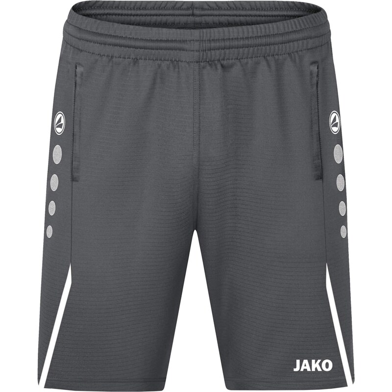 JAKO Sportovní kalhoty Challenge šedá / bílá