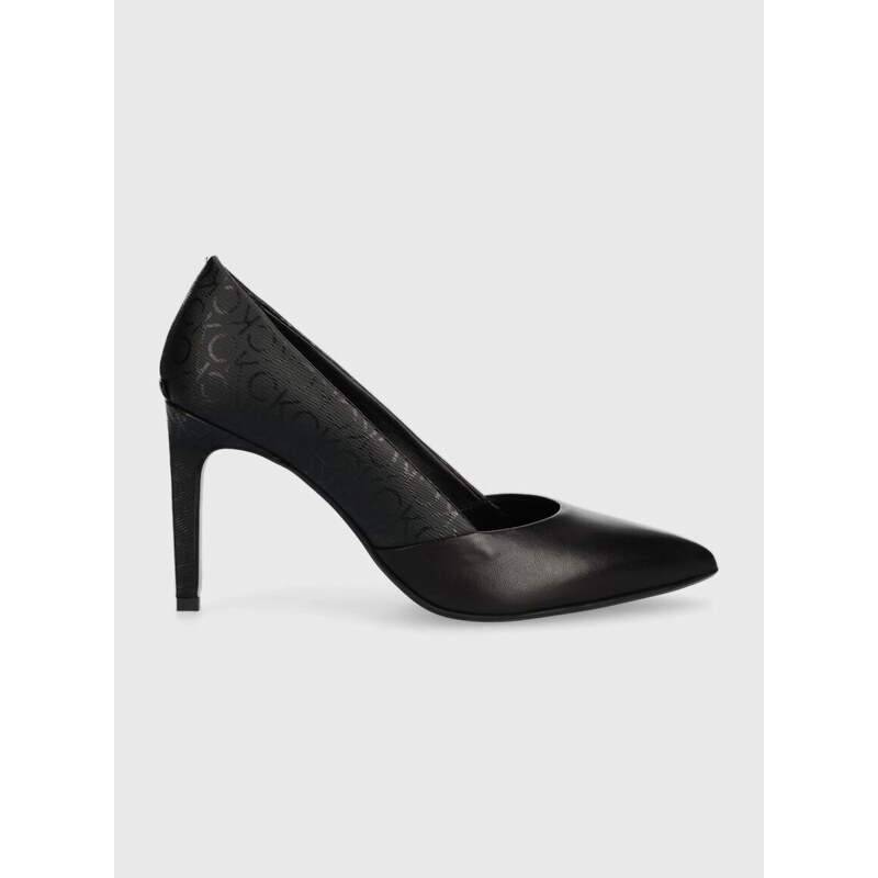 Lodičky Calvin Klein ESS STILETTO PUMP 90 - EPI MN MX černá barva, HW0HW01737