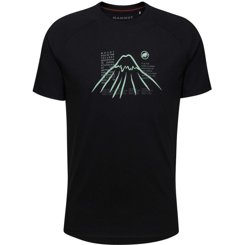 Pánské turistické tričko Mammut Mountain T-Shirt Men Fujiyama Black