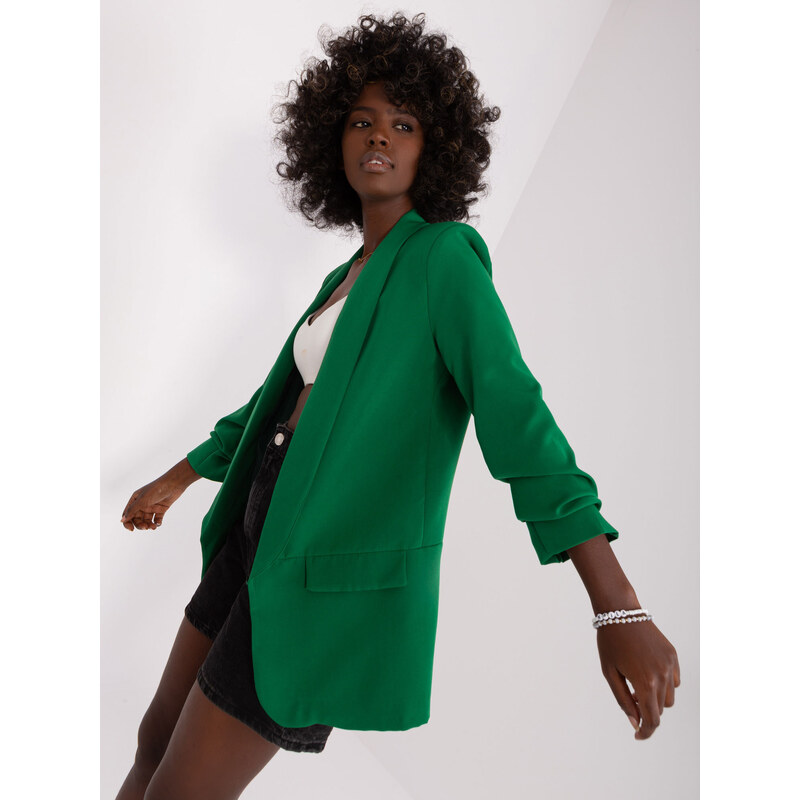Italy Moda Blazer-DHJ-MA-7684.15P-Dark Green 112144547