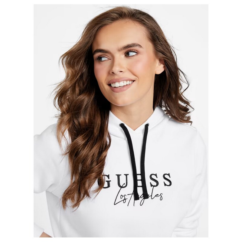 GUESS dámská mikina Zoe bílá M