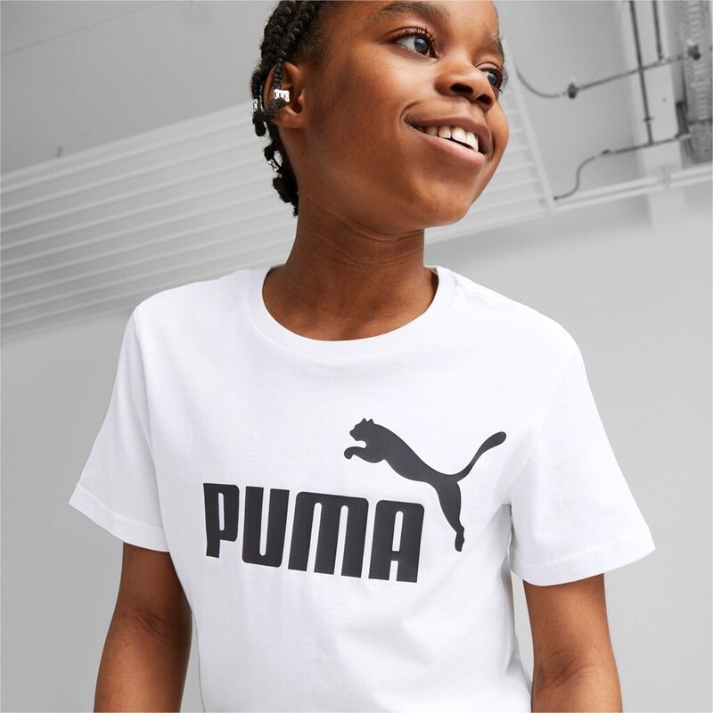 Puma ESS Logo Tee B white