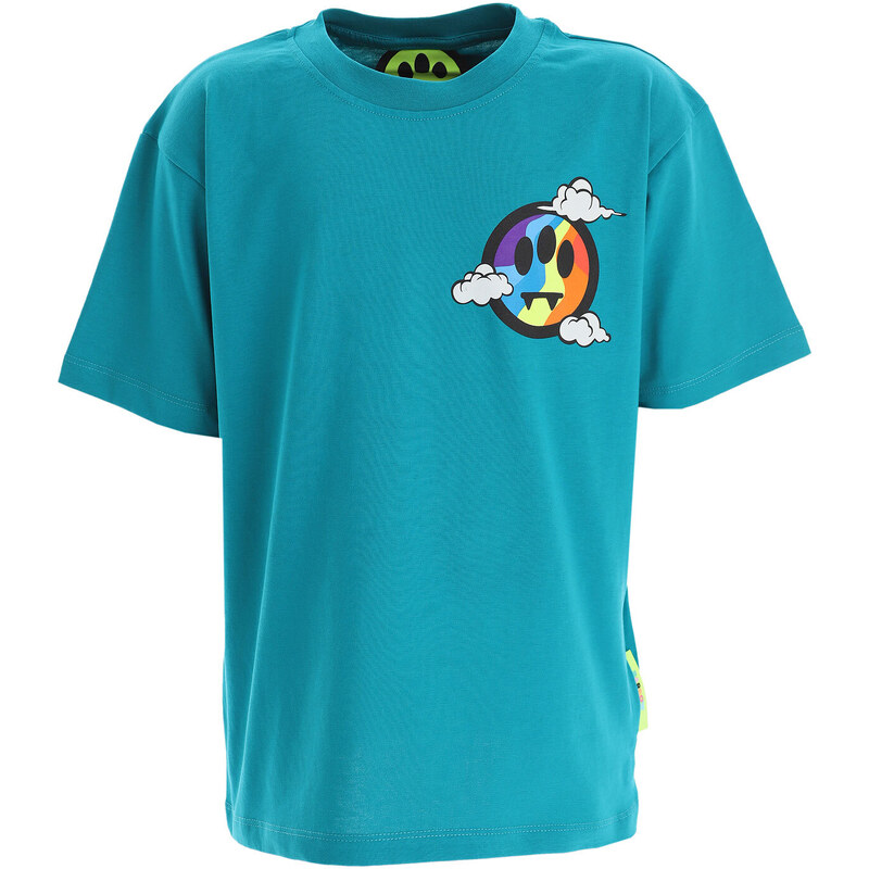 Barrow Dětské tričko pro chlapce Ve výprodeji, Modrozelená zelená, Bavlna, 2024, 10Y 12Y 14Y