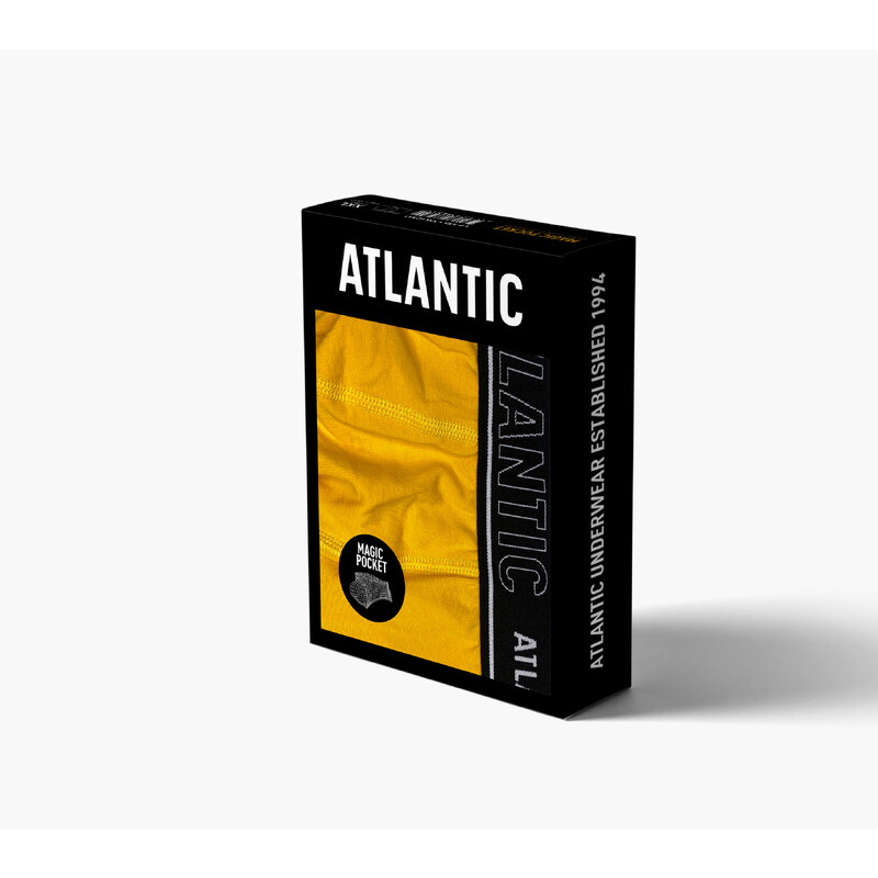 Pánské slipy ATLANTIC Magic Pocket - žluté