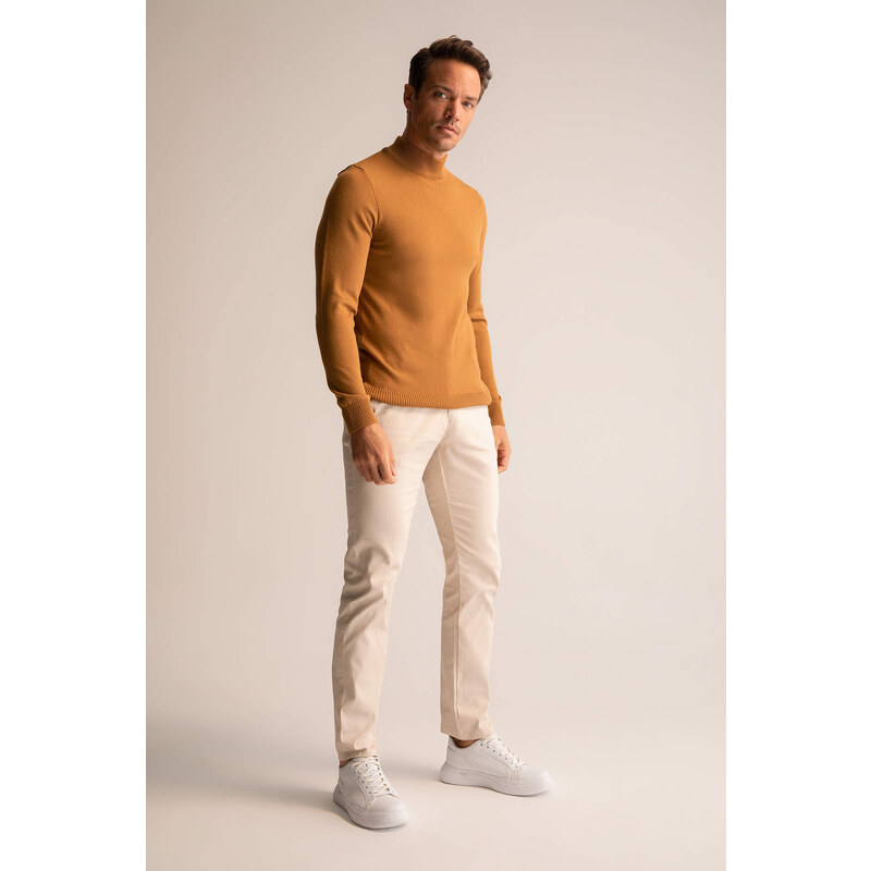 DEFACTO Slim Fit Turtleneck Pullover