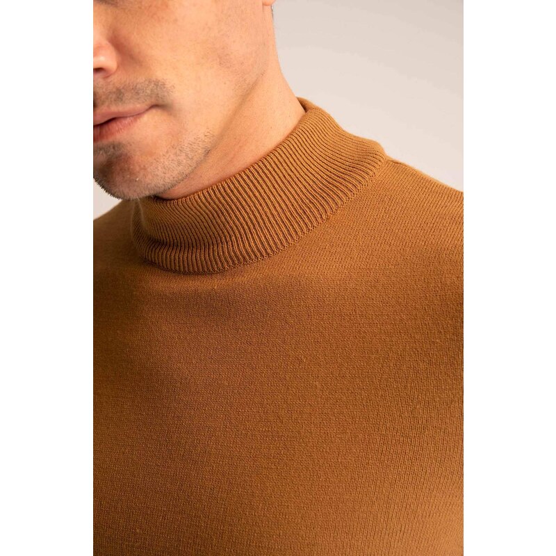 DEFACTO Slim Fit Turtleneck Pullover