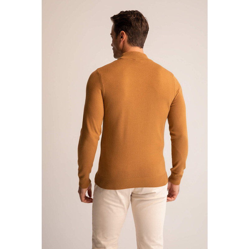 DEFACTO Slim Fit Turtleneck Pullover