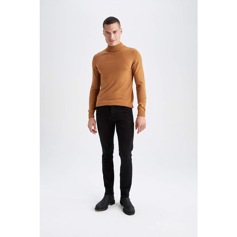 DEFACTO Slim Fit Turtleneck Pullover