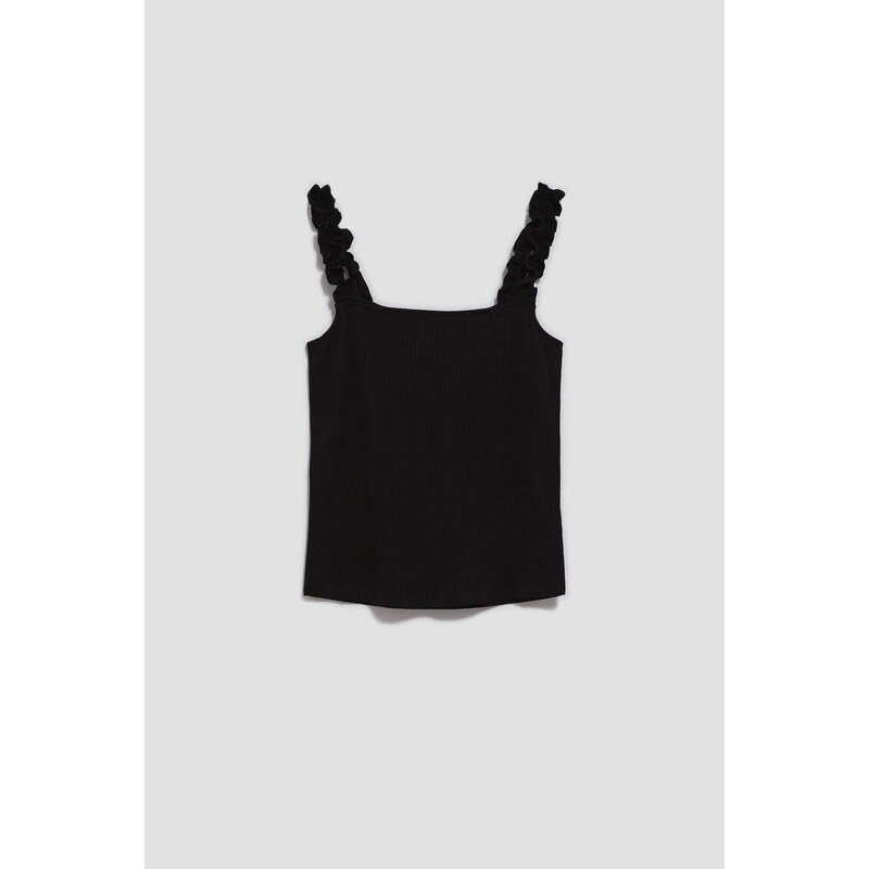 Marisse DÁMSKÝ TOP L-TS-4067 ČERNÁ 108962678