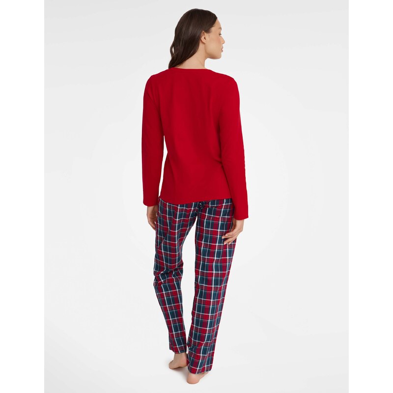 Henderson Ladies Pyžamo Glance 40938-33X Red Red
