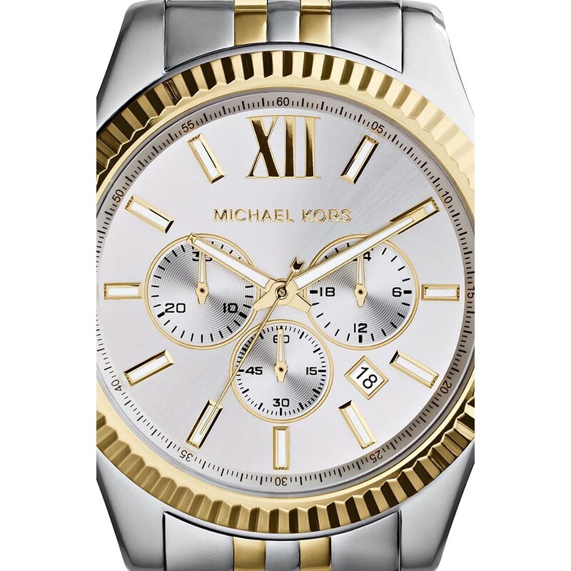 Hodinky Michael Kors stříbrná barva