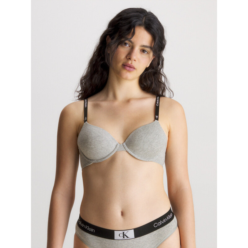 Dámská podprsenka T-Shirt Bra CK96 000QF7219EP7A šedá - Calvin Klein