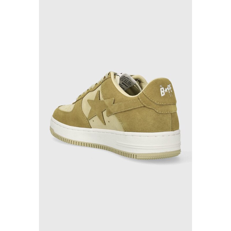 Semišové sneakers boty A Bathing Ape BAPE STA #3 001FWI701008I béžová barva