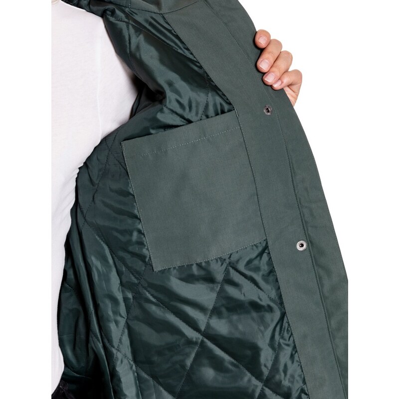 Dámská zimní bunda Meatfly Beth Parka tmavě zelená