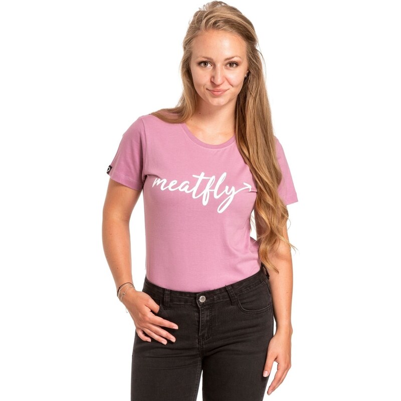 Dámské tričko Meatfly Luna růžová