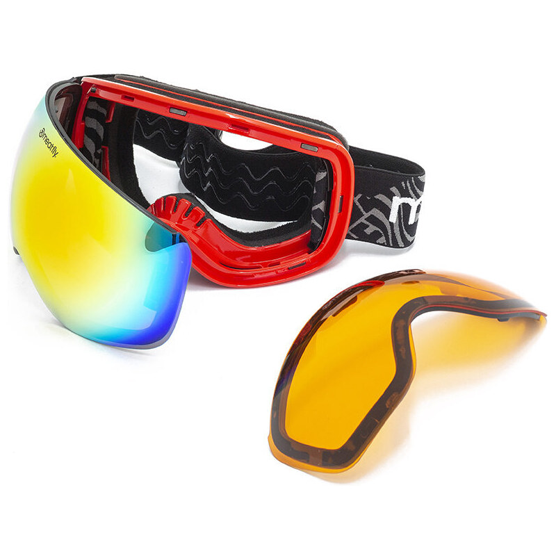 Meatfly Ekko XL Goggles A - Red | Červená