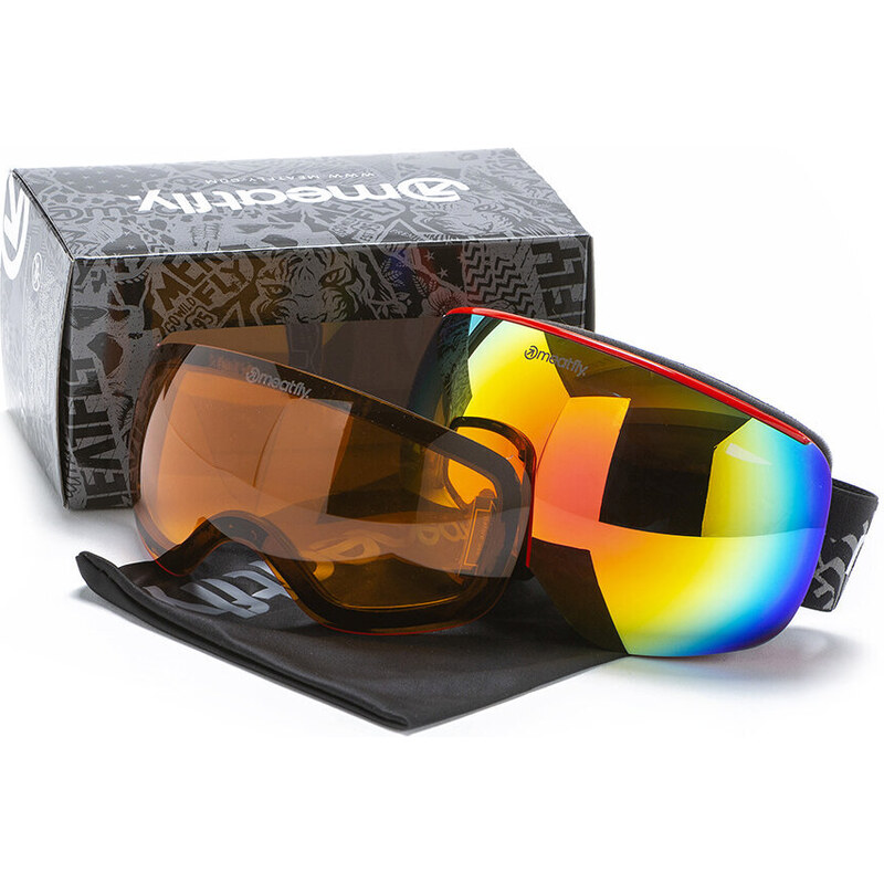 Meatfly Ekko XL Goggles A - Red | Červená