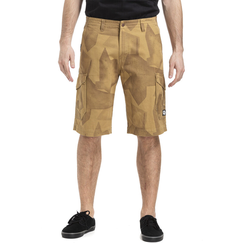 Meatfly Icon 19 Shorts D - Sand Shade Mono | Písková