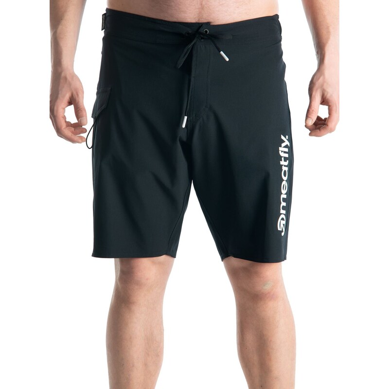 Meatfly pánské plavky Mitch Boardshorts 21 Black | Černá