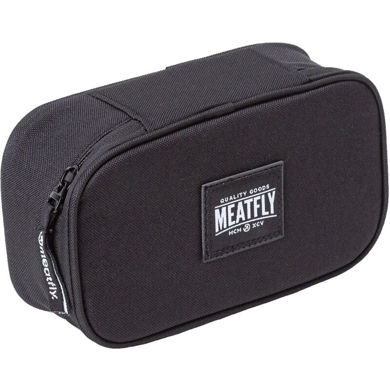 Meatfly pouzdro XL Pencil Case Black | Černá