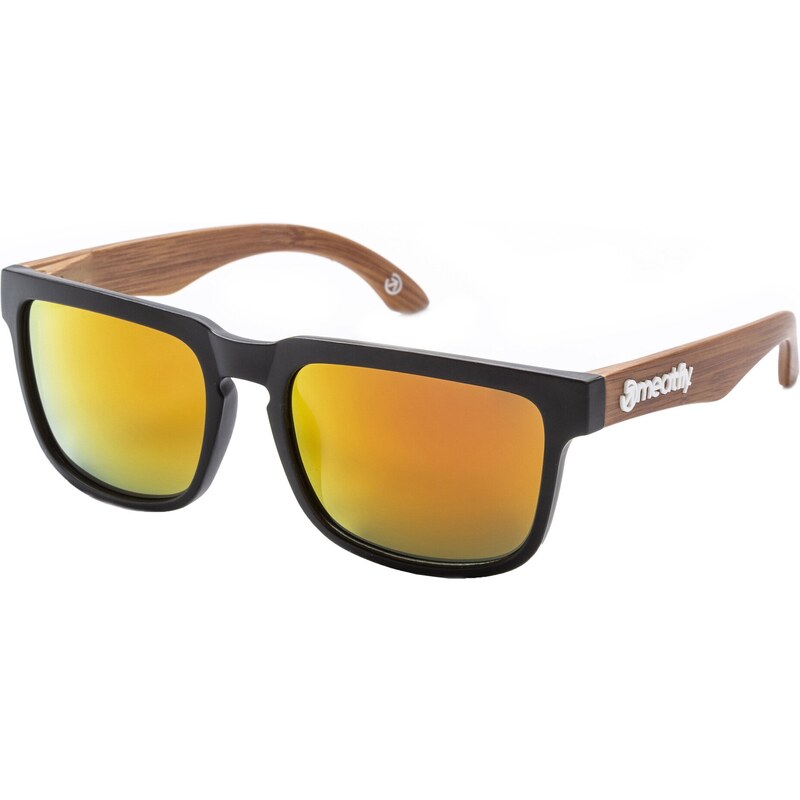 Sluneční Brýle Memphis Black / Wood Meatfly oranžová One Size