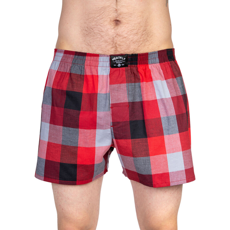 Meatfly pánské boxerky Doug Double Pack Blue / Red | Modrá