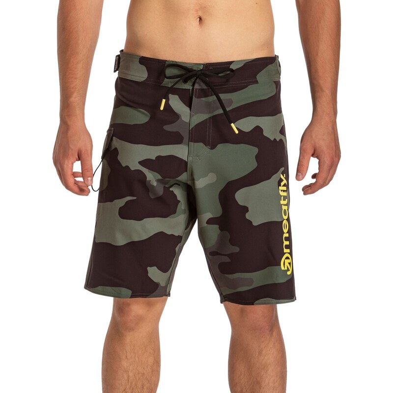 Meatfly pánské plavky Mitch Boardshorts 21" Rampage Camo | Maskáč