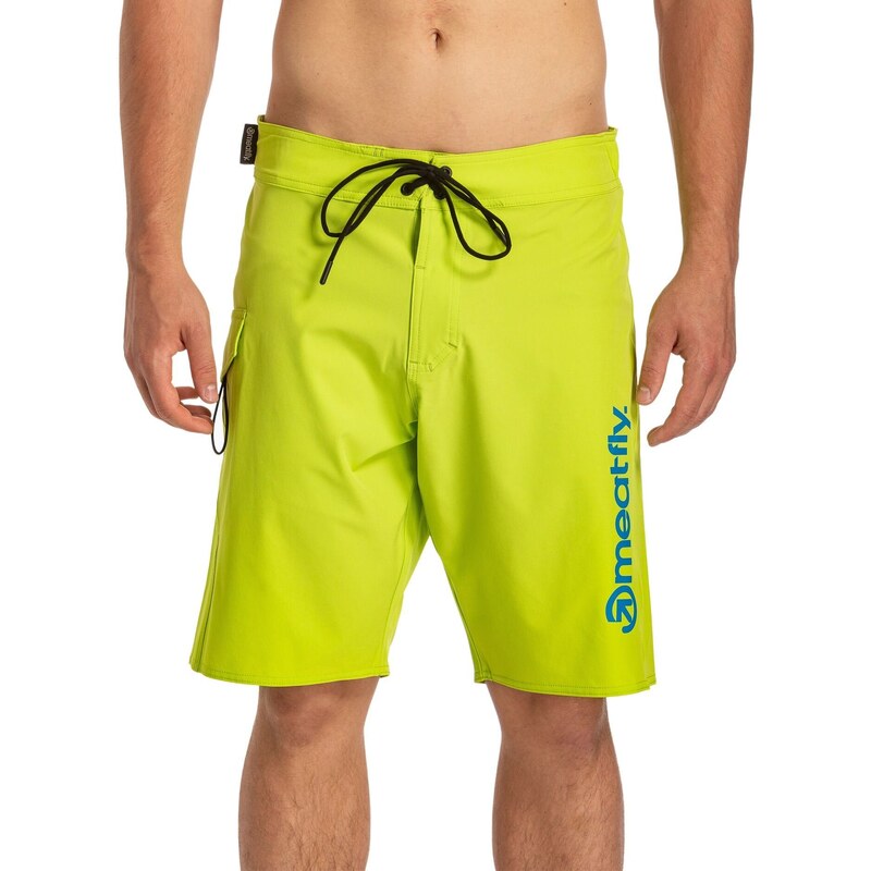 Meatfly pánské plavky Mitch Boardshorts 21" Lime | Zelená