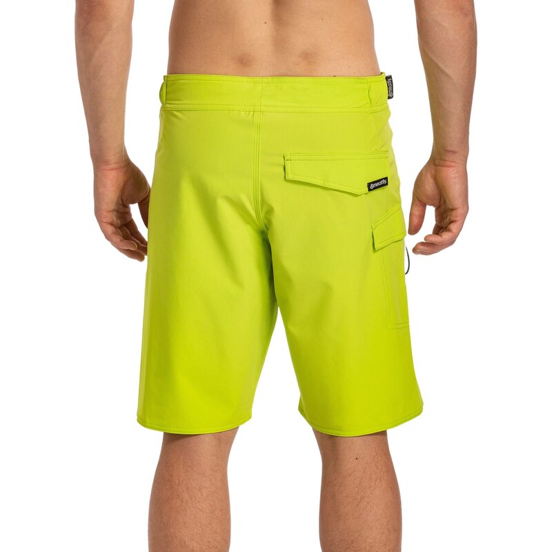 Meatfly pánské plavky Mitch Boardshorts 21" Lime | Zelená