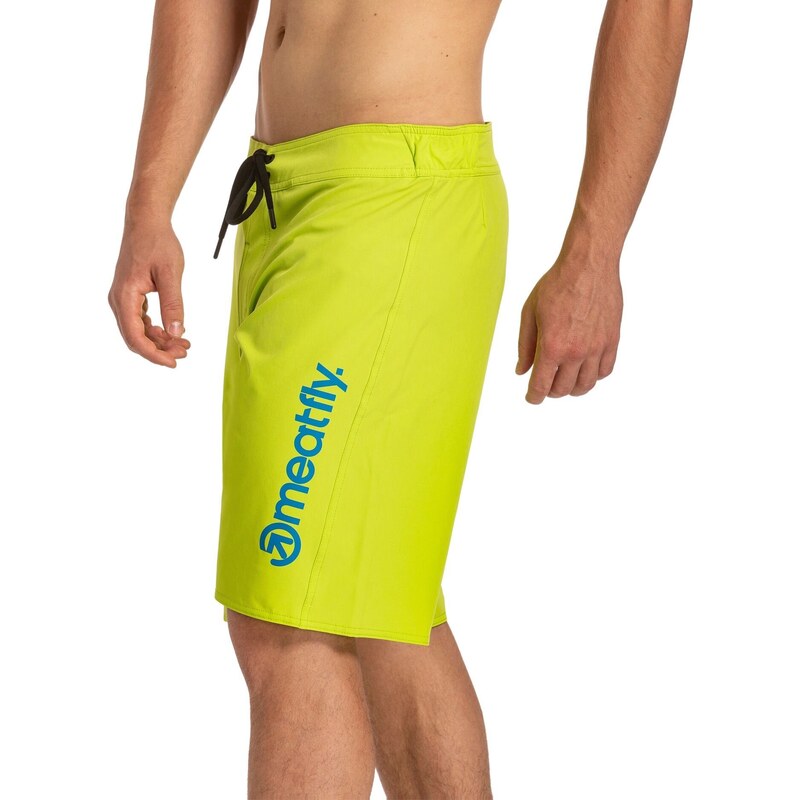 Meatfly pánské plavky Mitch Boardshorts 21" Lime | Zelená