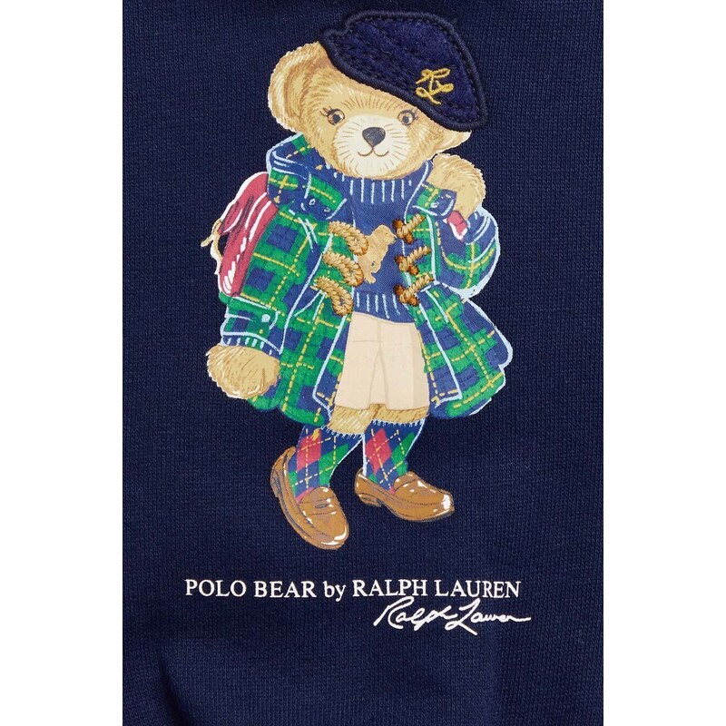 Dívčí šaty Polo Ralph Lauren tmavomodrá barva, mini